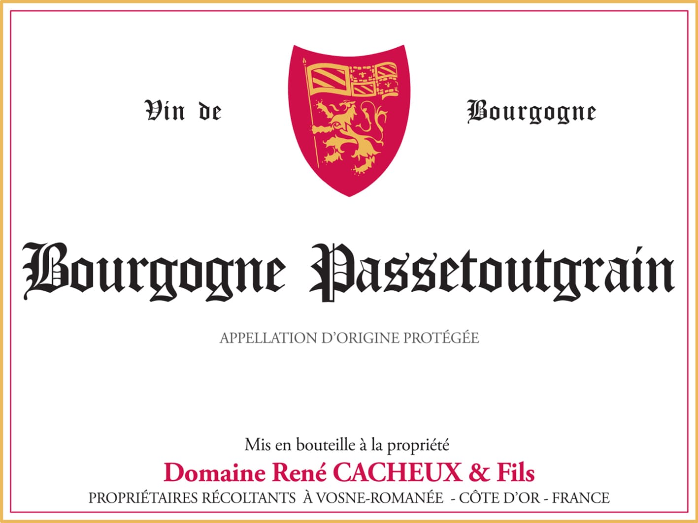 Bourgogne Passetoutgrain